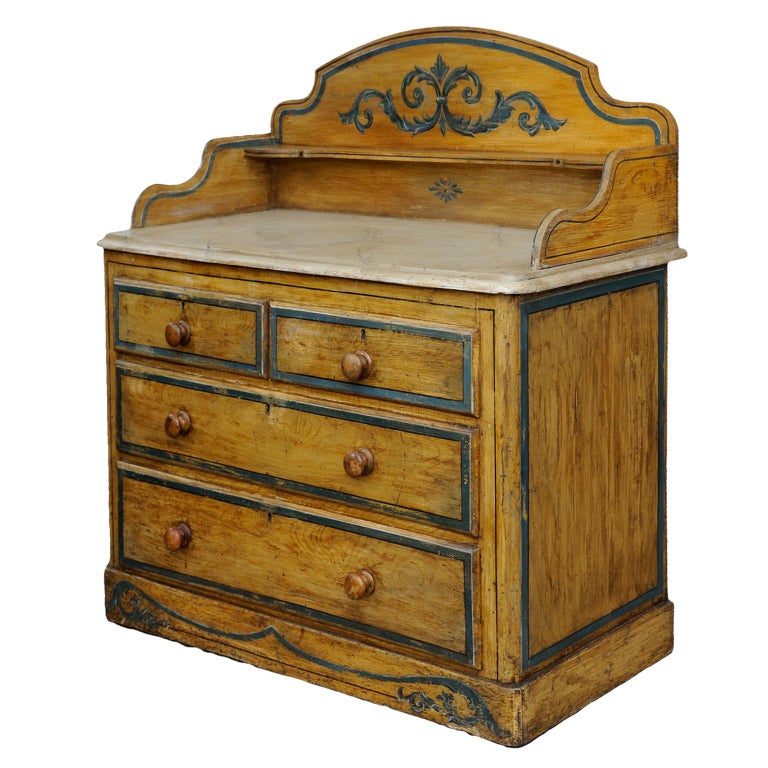 Mid19th Century Suite of English Painted Furniture, circa 1860 For