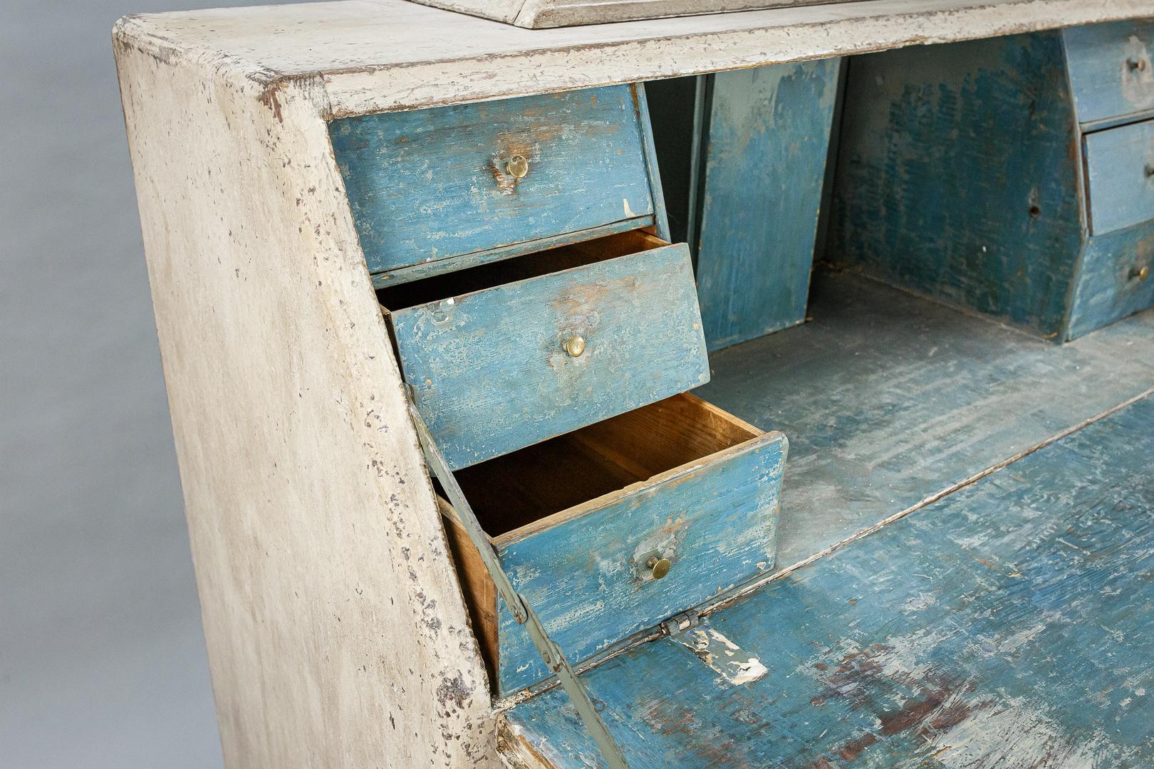 Mid-19th Century Swedish Clock Bureau 2