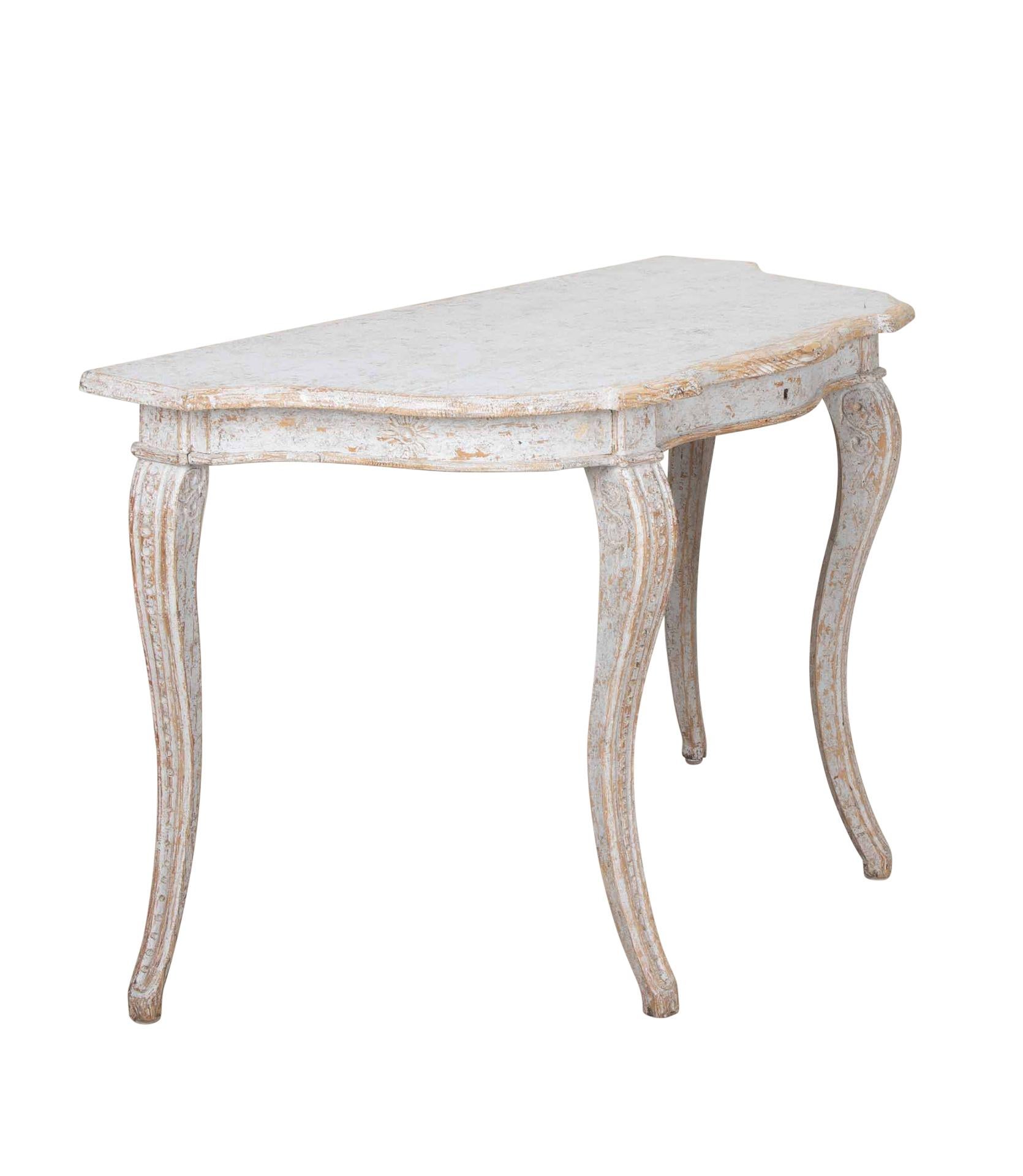 Mid-19th Century Swedish Console Table In Good Condition For Sale In Tetbury, Gloucestershire