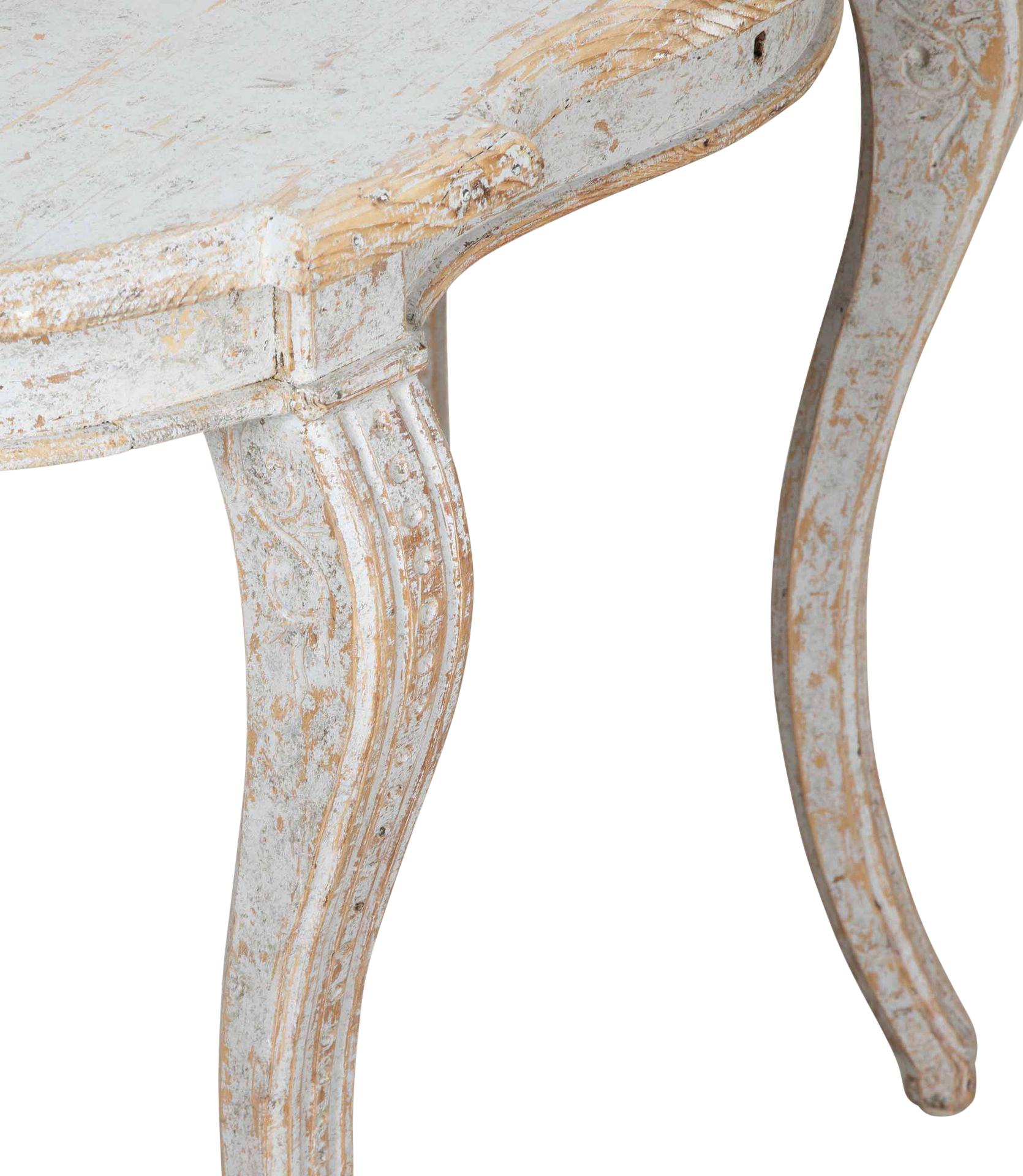 Wood Mid-19th Century Swedish Console Table For Sale