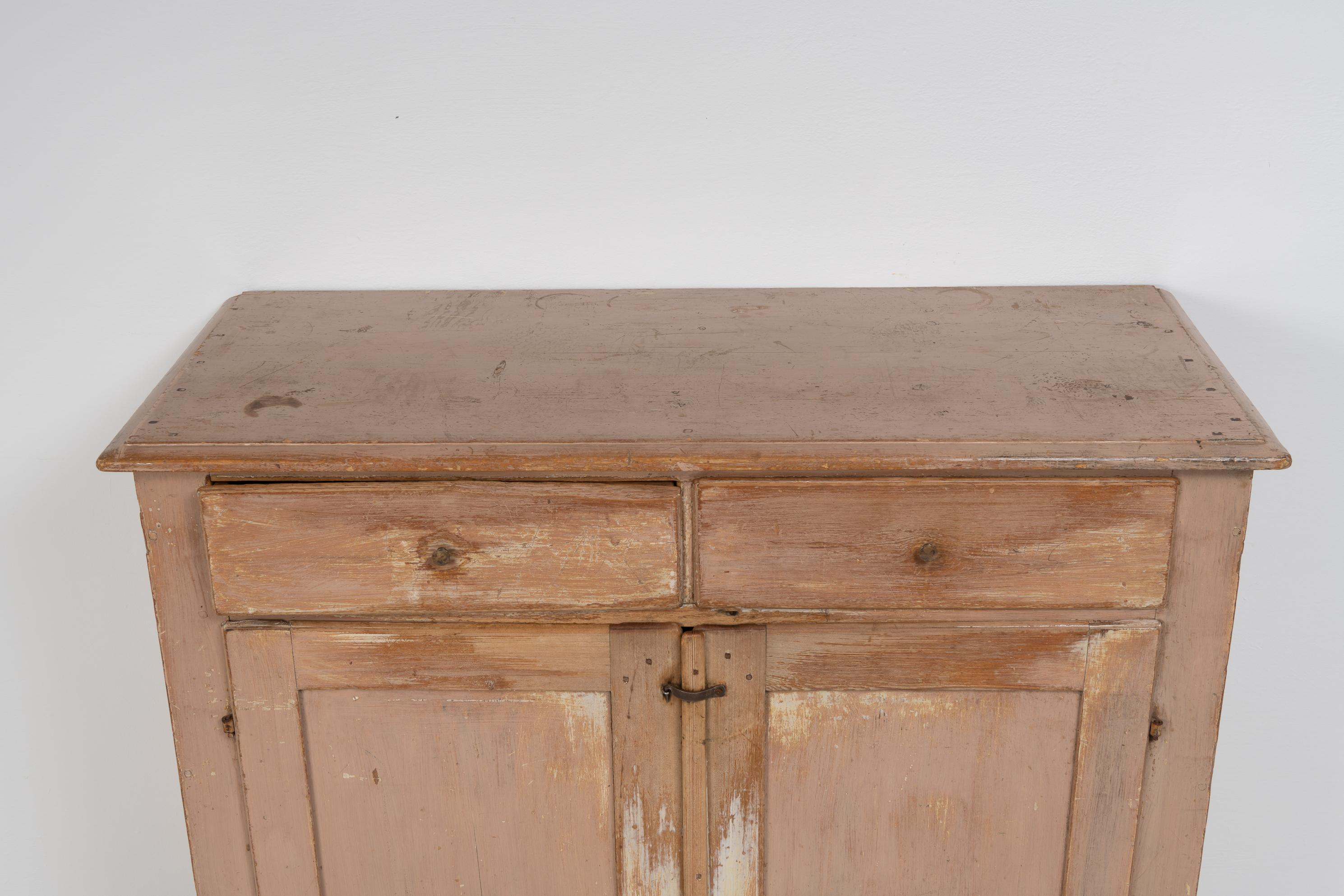 Mid 19th Century Swedish Country Home Sideboard For Sale 5