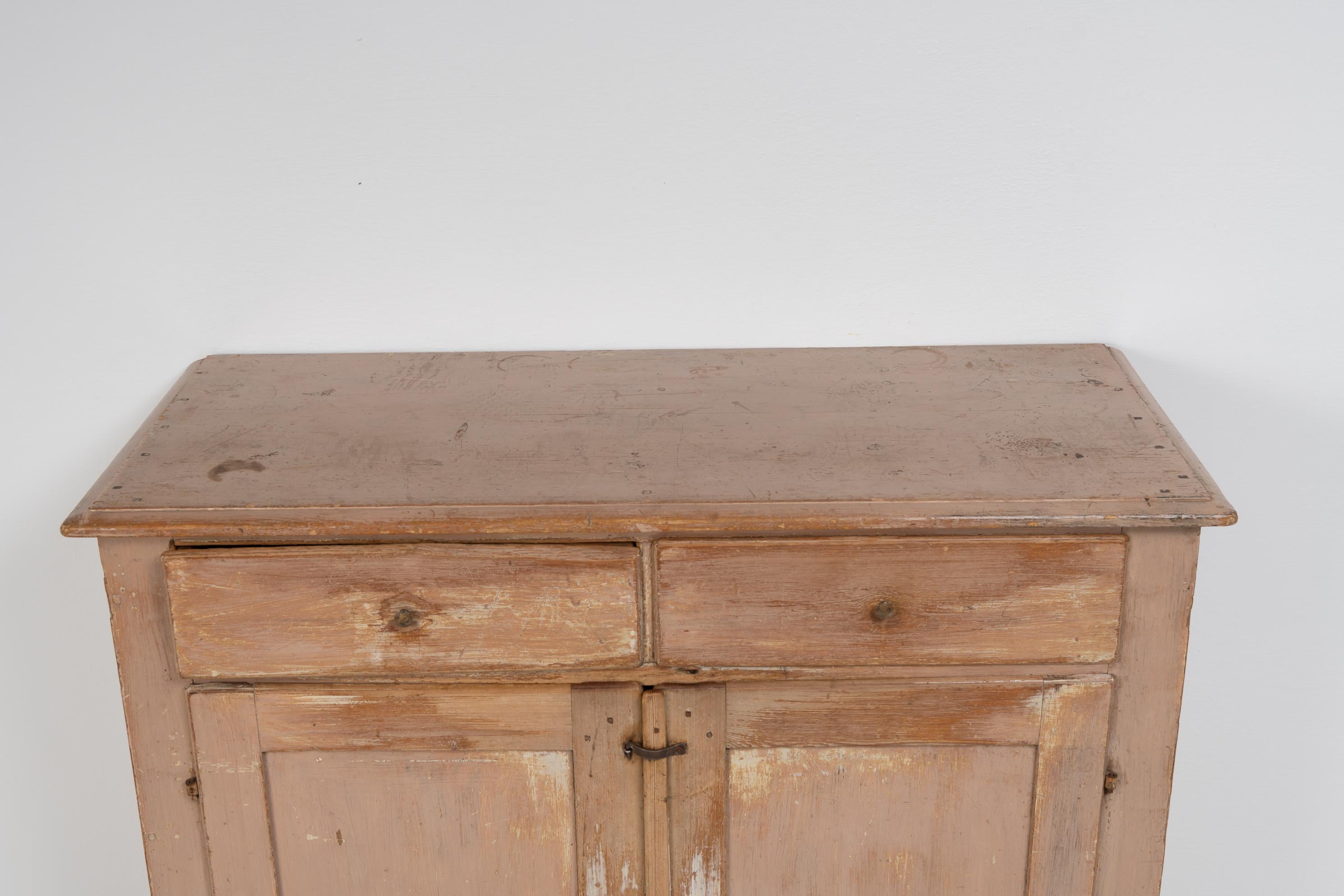 Mid 19th Century Swedish Country Home Sideboard For Sale 6