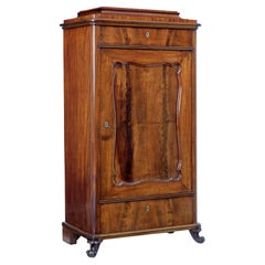 Mid 19th century Swedish flame mahogany cupboard