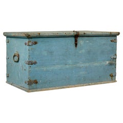 Mitte des 19. Jahrhunderts Schwedische bemalte Kieferkassette