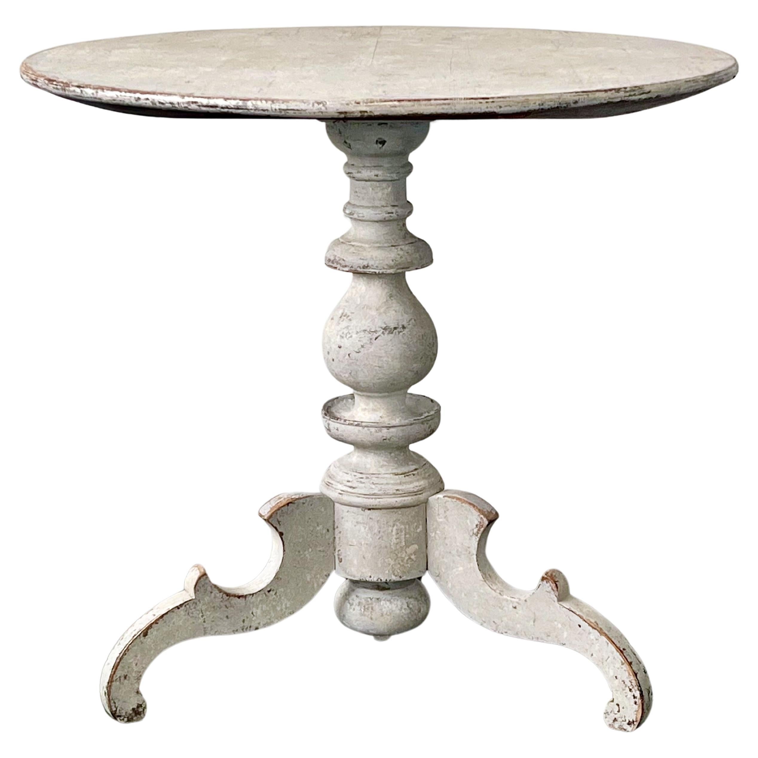 Mid 19th Century Swedish Pedestal Table 