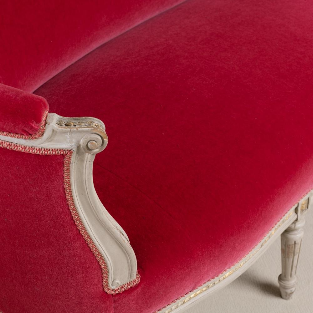 Mid-19th Century Swedish Rococo Style Sofa 1
