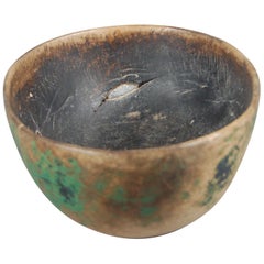Mid-19th Century Swedish Root or Knot Bowl Original Paint