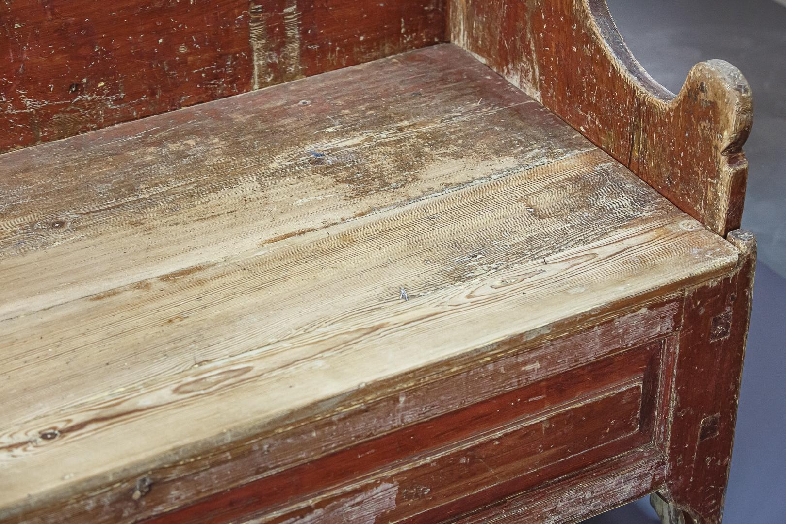 Mid-19th Century Swedish Settle 6
