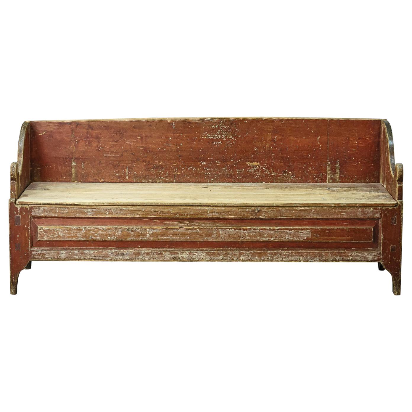 Mid-19th Century Swedish Settle