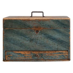 Mid-19th Century Swedish Wooden Sugar Box