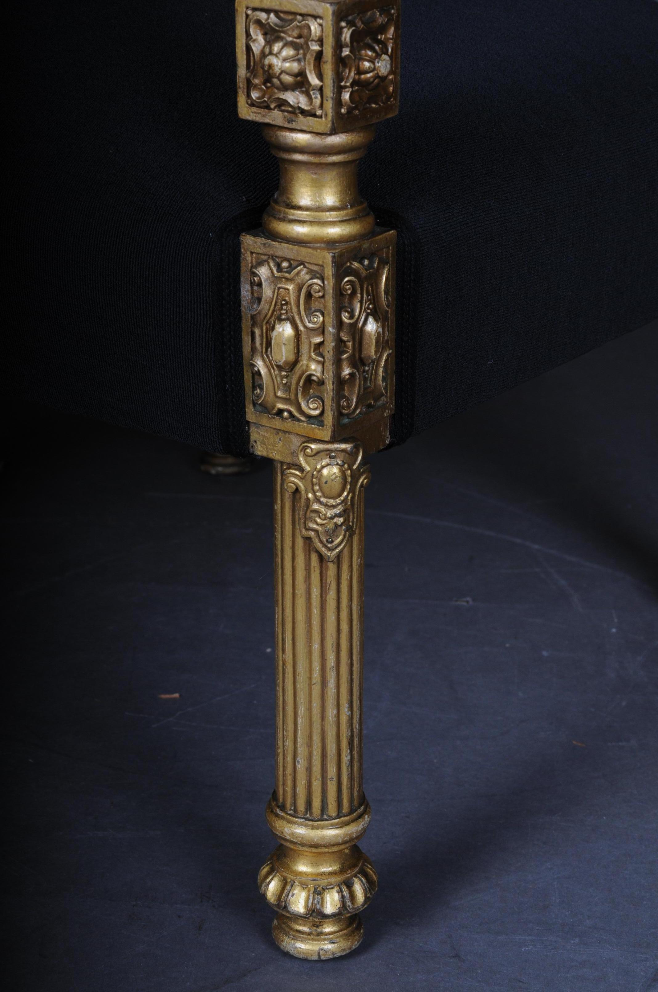 Fauteuil trône du milieu du XIXe siècle Probablement design de Johann Heinrich Strack en vente 7