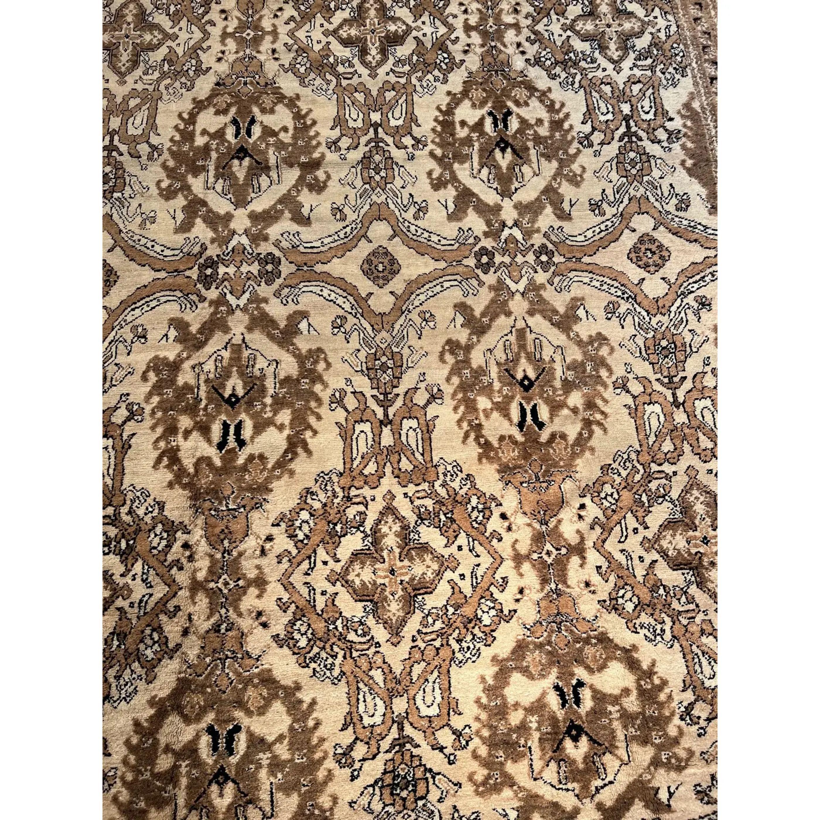 Antique Turkish Oushak rugs have been woven in Western Turkey since the beginning of the Ottoman period. Historians attributed to them many of the great masterpieces of early Turkish carpet weaving from the 15th to the 17th centuries. However, less