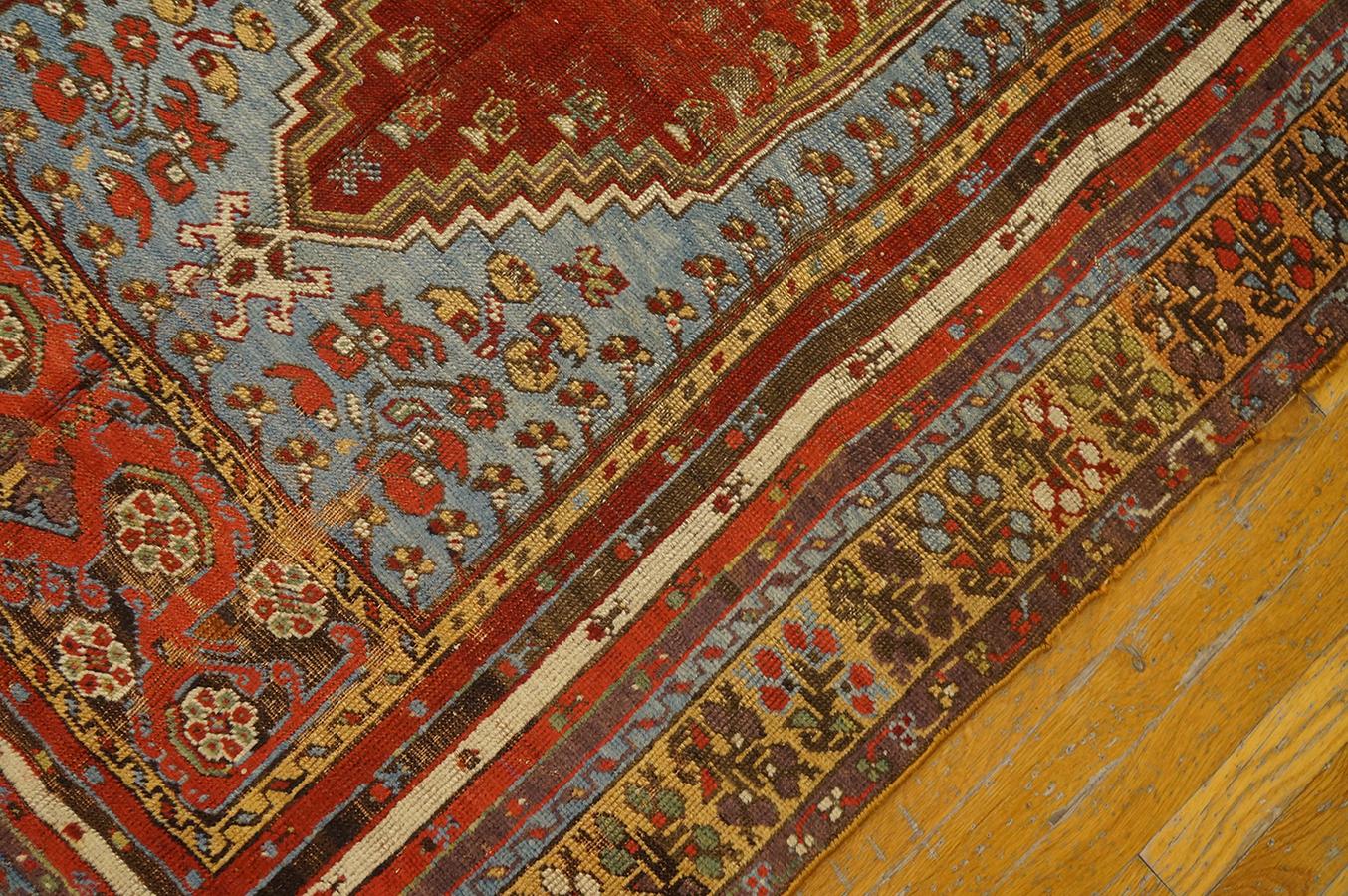 Tapis de prière turc du milieu du XIXe siècle de Kirshehir ( 3'8