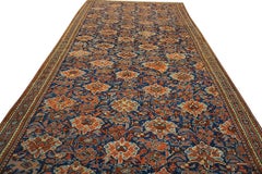Mid-19th Century Turkish Smyrna Oushak Carpet  7' 8" x 14' 4"