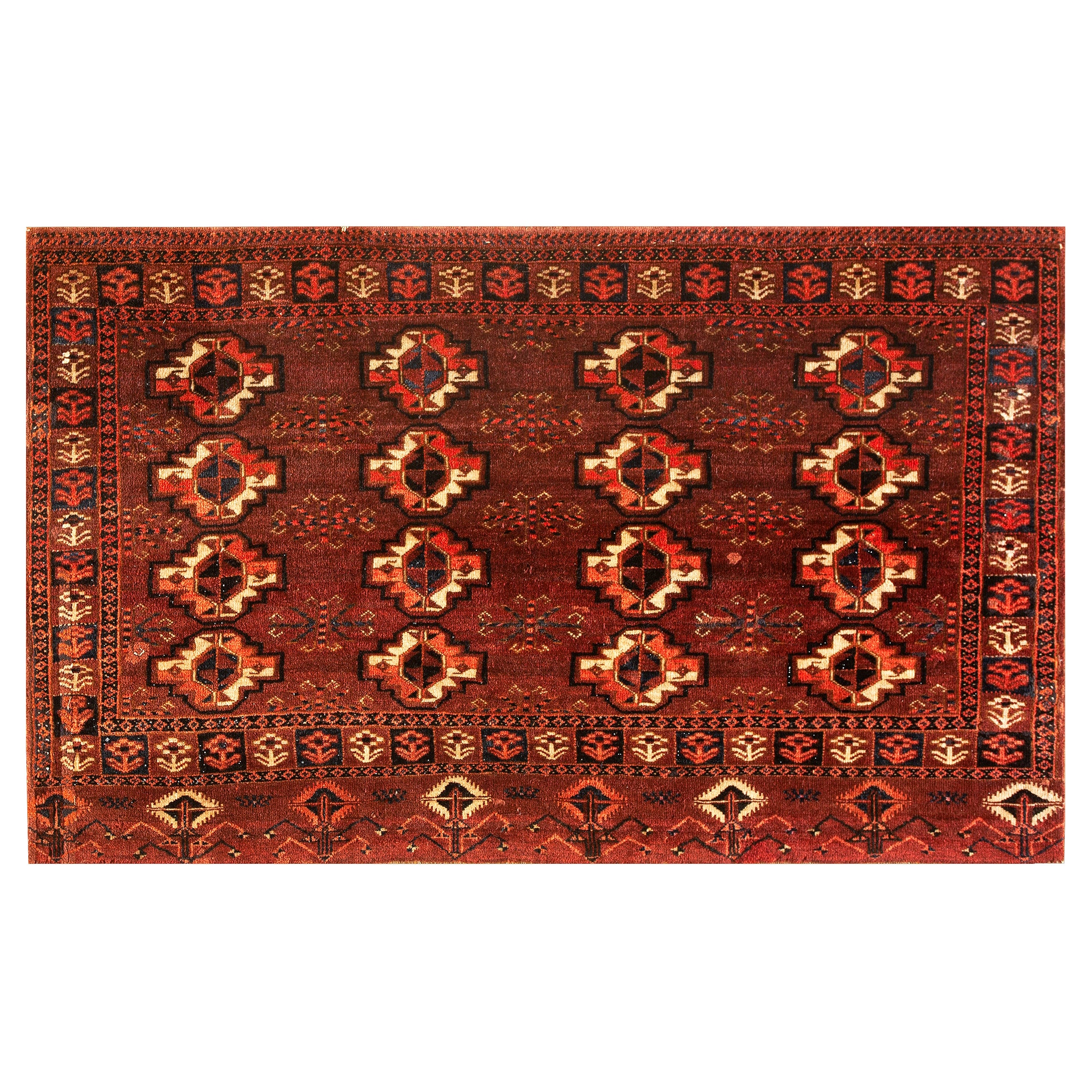 Turkmenischer Arabachi-Schaf aus der Mitte des 19. Jahrhunderts ( 2'9'' x 4'6'' - 84 x 137 )
