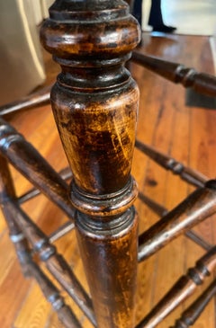 Tabouret à pieds tournés du milieu du 19e siècle