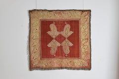 Mid 19th Century Venetian Baroque Style Textile Panel