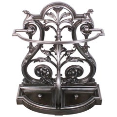 Mid-19th Century Victorian Cast Iron Umbrella and Stick Stand