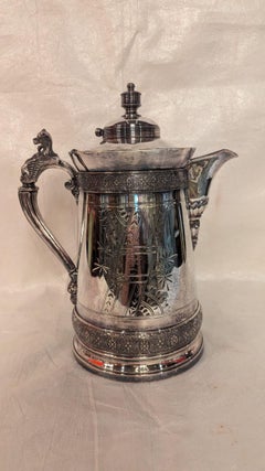 Victorian Silverplate Pitcher by Simpson Hall Miller, USA