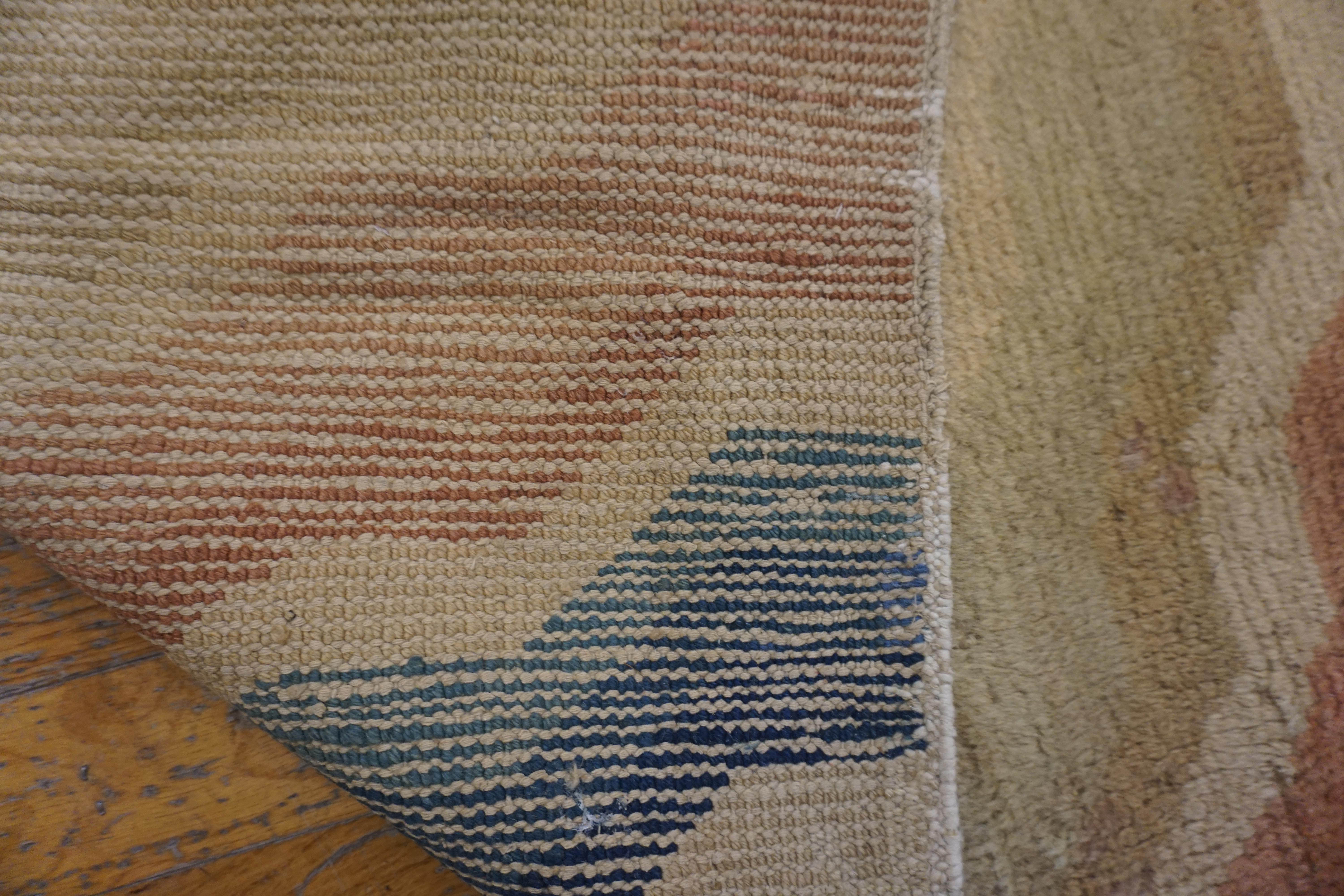 Mid-19th Century W. Chinese Ningxia Carpet For Sale 3