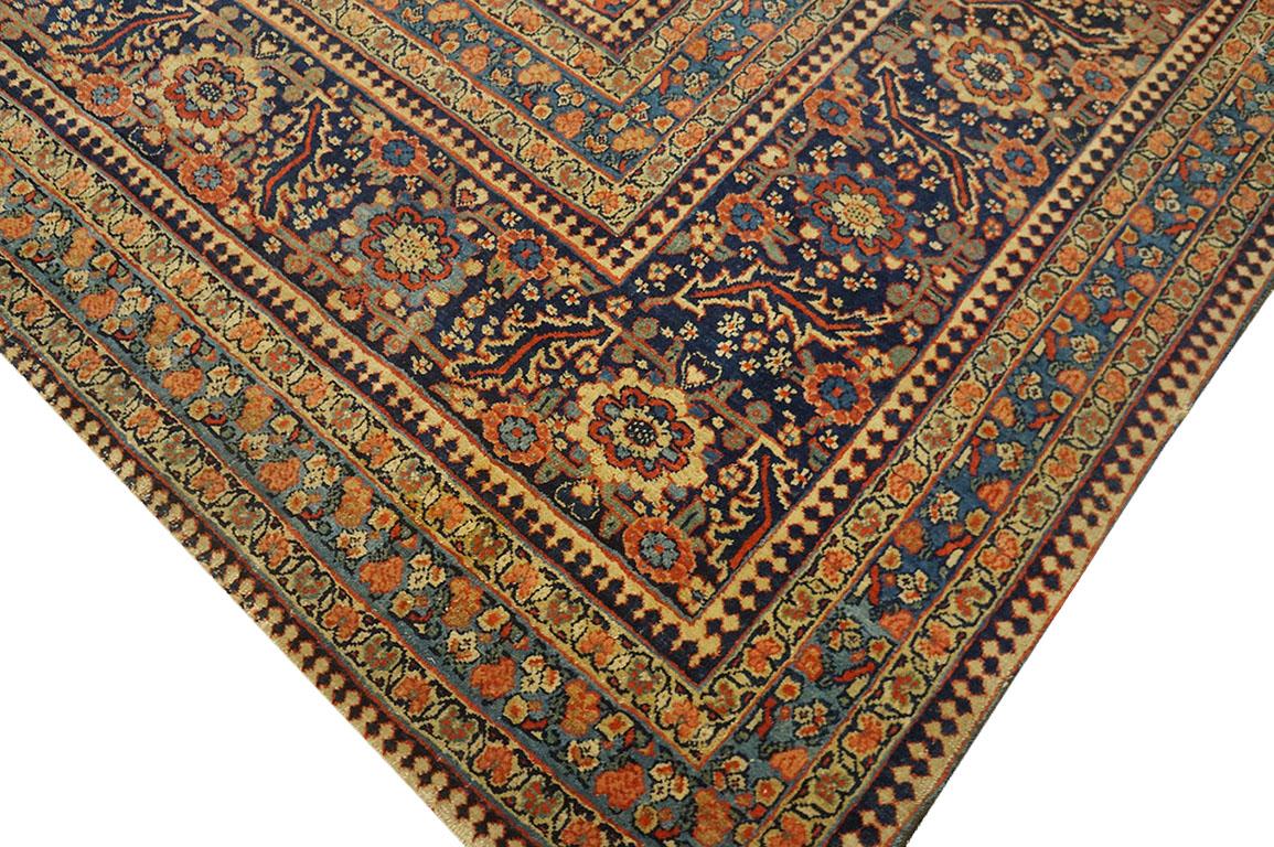 Late 19th Century Mid 19th Century W. Persian Bijar Carpet 8' 0'' x 24' 6''  For Sale
