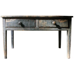 Mid-19th Century Yorkshire Dales Painted Pine Farmhouse Serving Table circa 1850