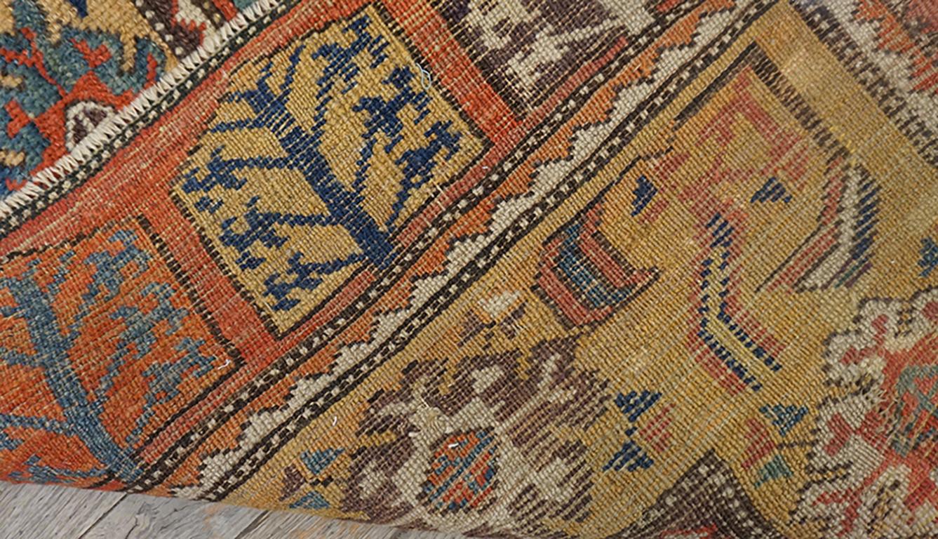 Wool Mid-19th Turkish Anatolian Runner Carpet For Sale