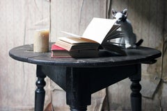 Mid-19th Century Painted Pine Cricket Table, circa 1850-1870