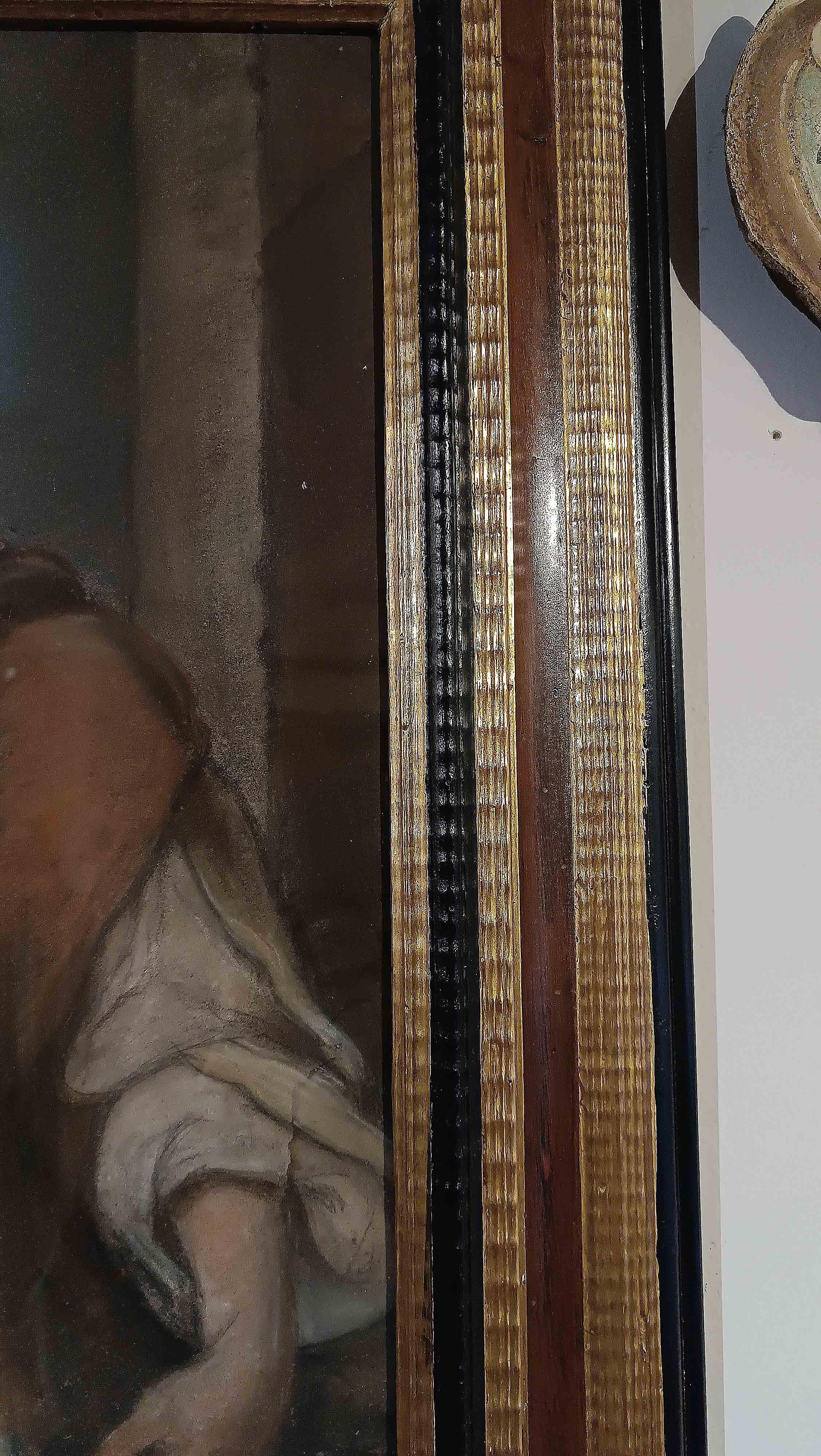 PEINTURE AU PASTEL DU MOYEN-IXe SIÈCLE AVEC ALÉGORIE DU PRINTEMPS en vente 1