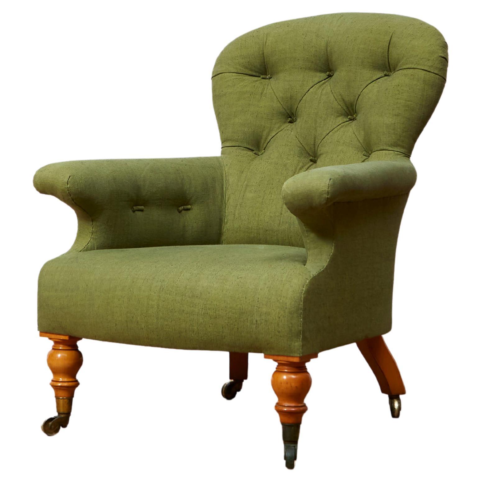 Fauteuil de maison de campagne Hindley & Sons du milieu du XIXe siècle  en vente