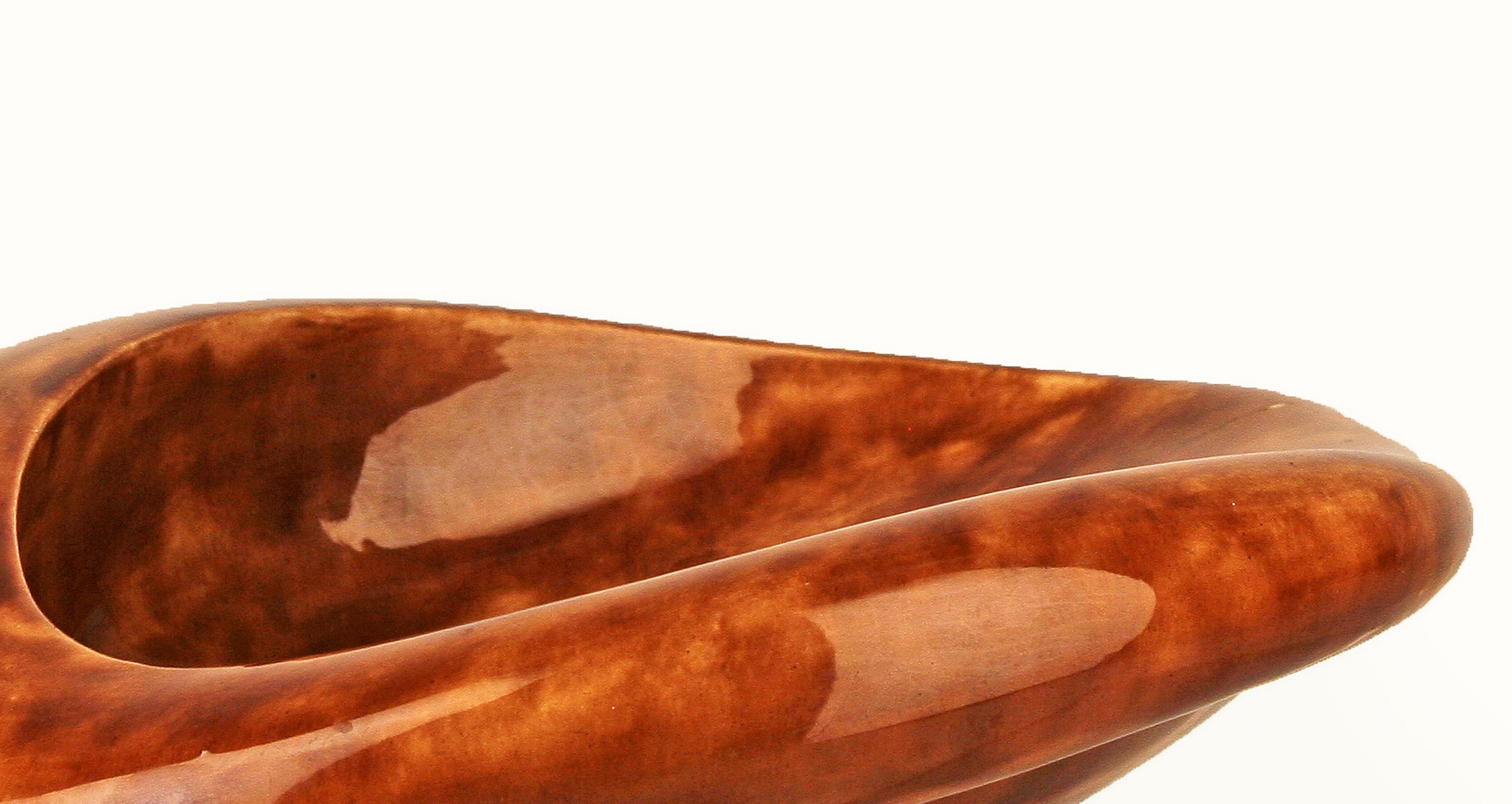 Céramique A.I.C. Modernity Glazed Ceramic Organic Design Bowl by French Brand Hermès Paris en vente