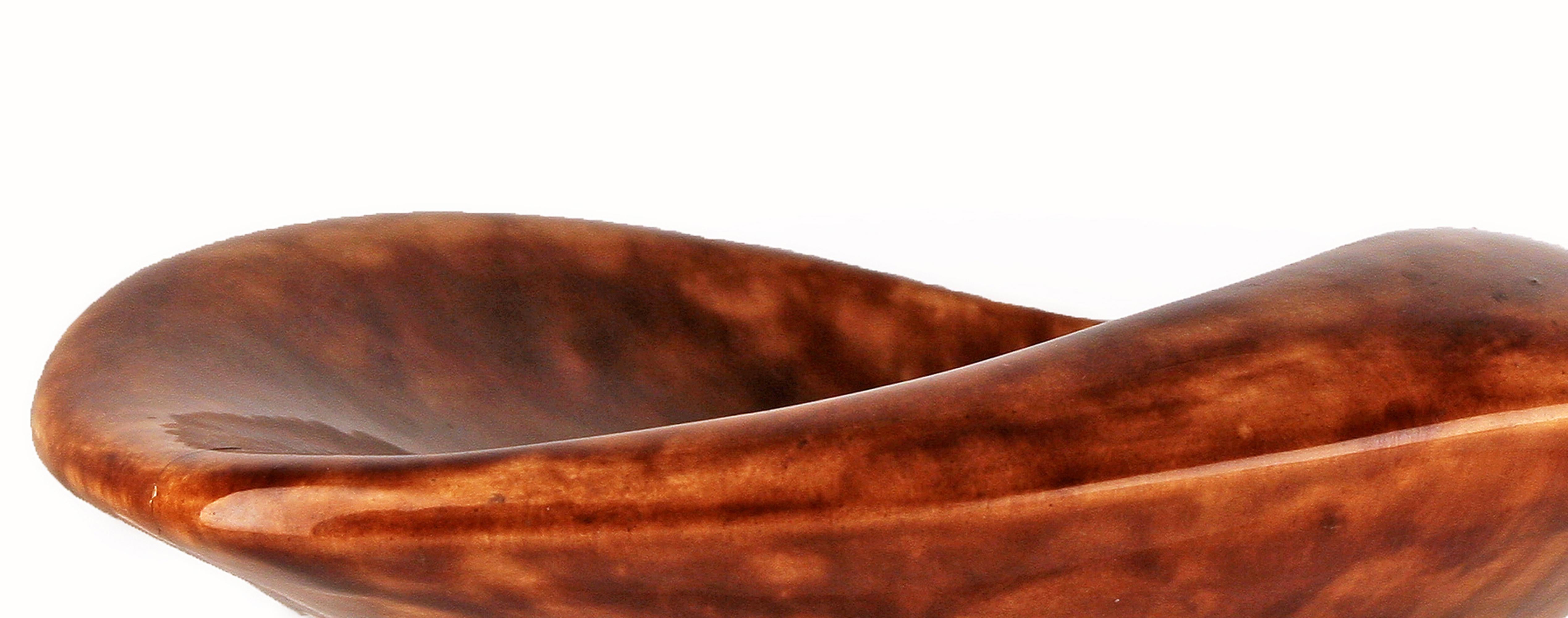 A.I.C. Modernity Glazed Ceramic Organic Design Bowl by French Brand Hermès Paris en vente 1