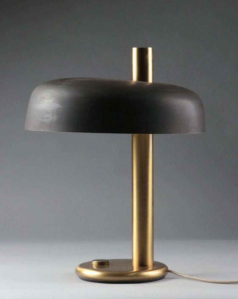 Mid-20th Century Modern German Desk Lamp Mushroom Lamp by Egon Hillebrand 11