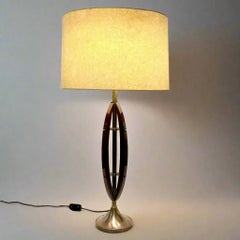 Mid-20 Century Pair of Modernist Architectural Table Lamps, Italy