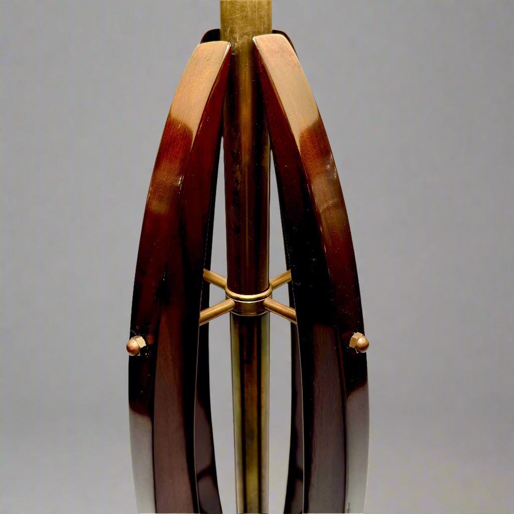 Paire de lampes de table architecturales modernistes du milieu du 20e siècle, Italie Bon état - En vente à New York, NY