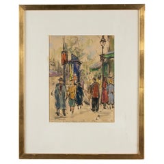 Mid-20 Century Watercolor Painting at Paris -  Tony-Luc Blickx
