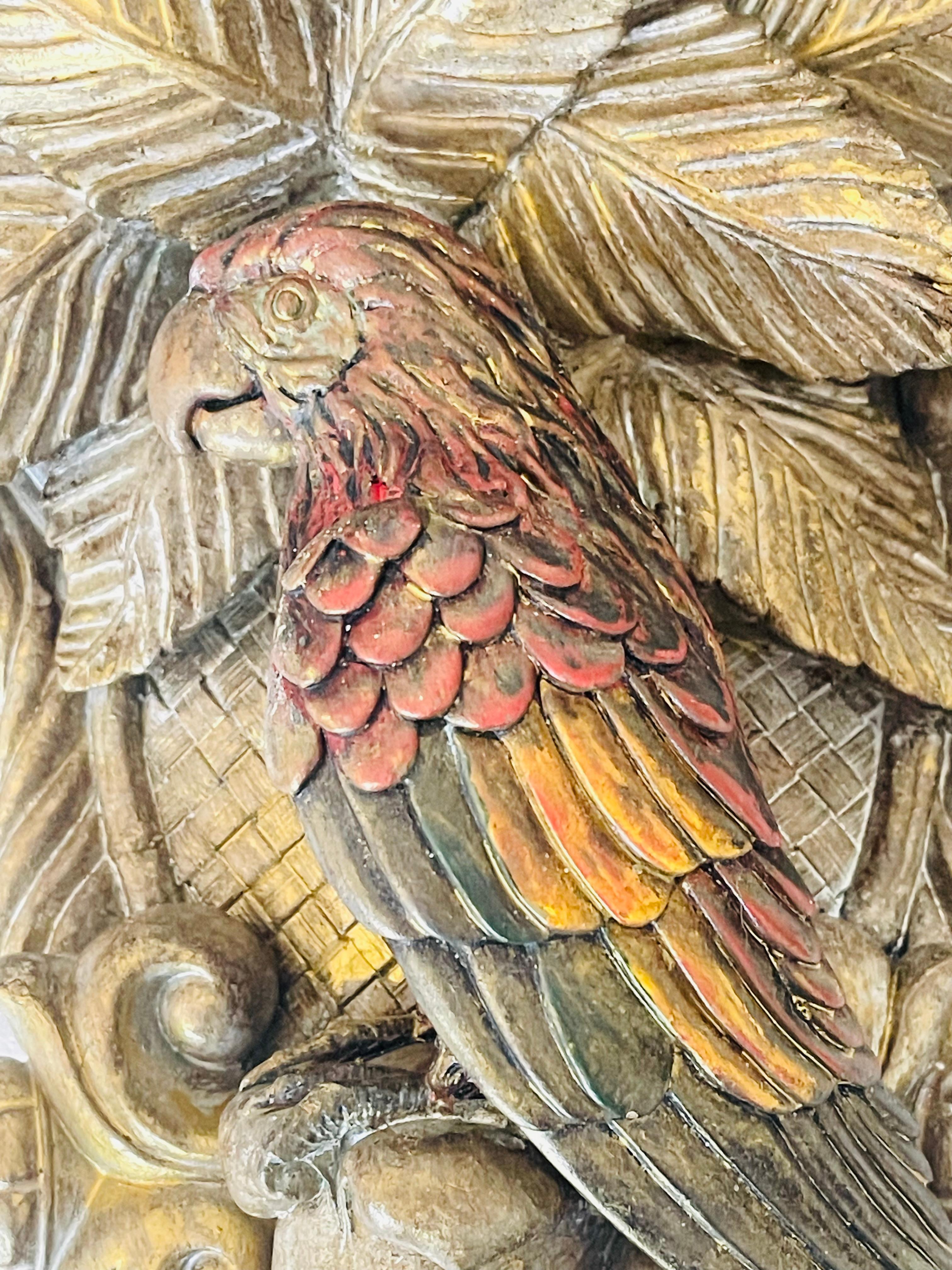 Résine A.I.C. tropicale côtière avec Cackatoo en vente