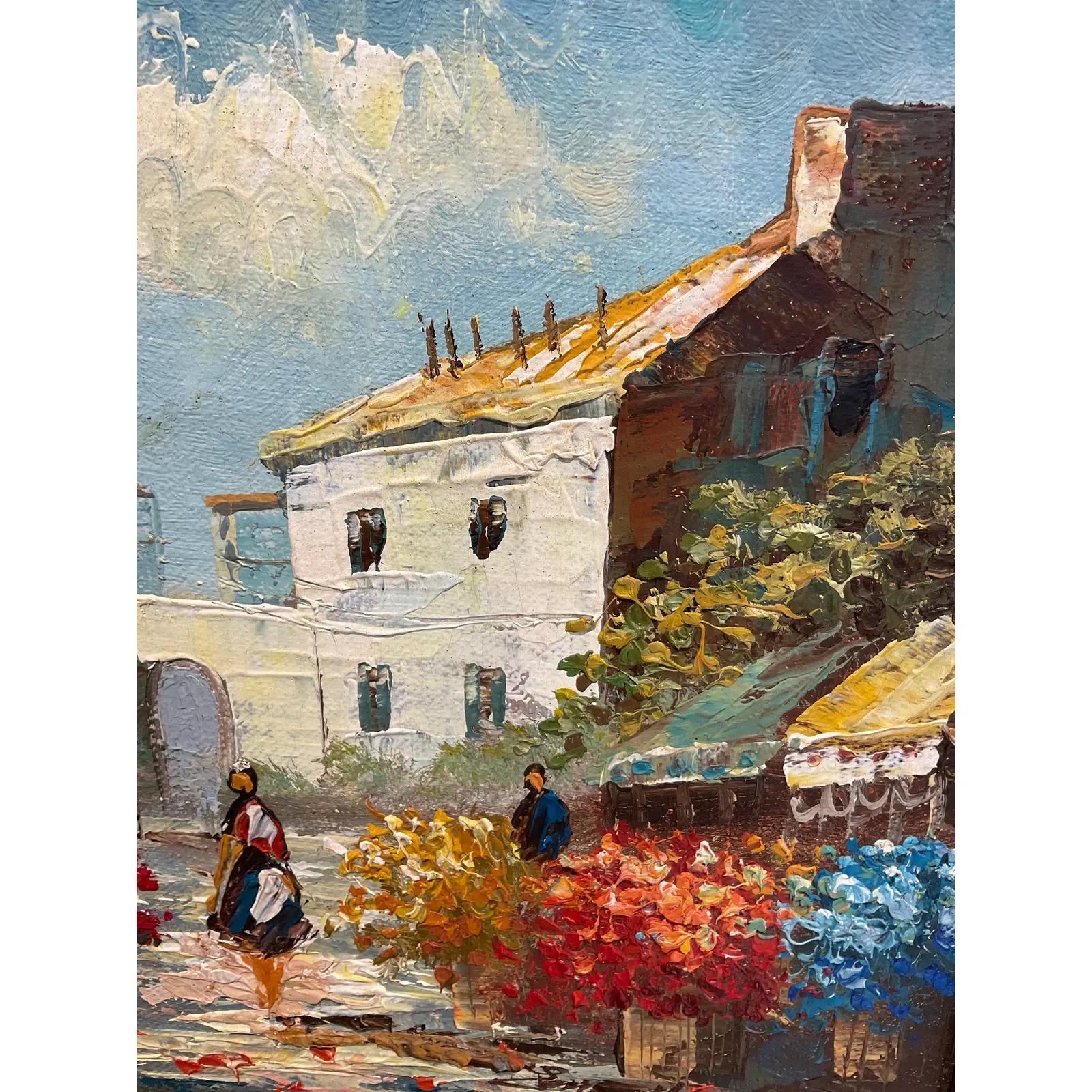 Mitte 20. Andrew Walton Öl auf Karton (Estnisch) im Angebot