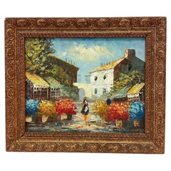 Mid 20th Andrew Walton Oil on Board
