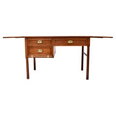 Mid 20th C. Danish Modern Influenced Desk With Adjustable Leaves Mid 20th C. Danish Modern Influenced Desk With Adjustable Leaves