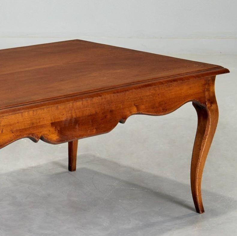 Joinery Mid 20th c., French Provincial Cherry Coffee Table, Mailfert Amos Collection