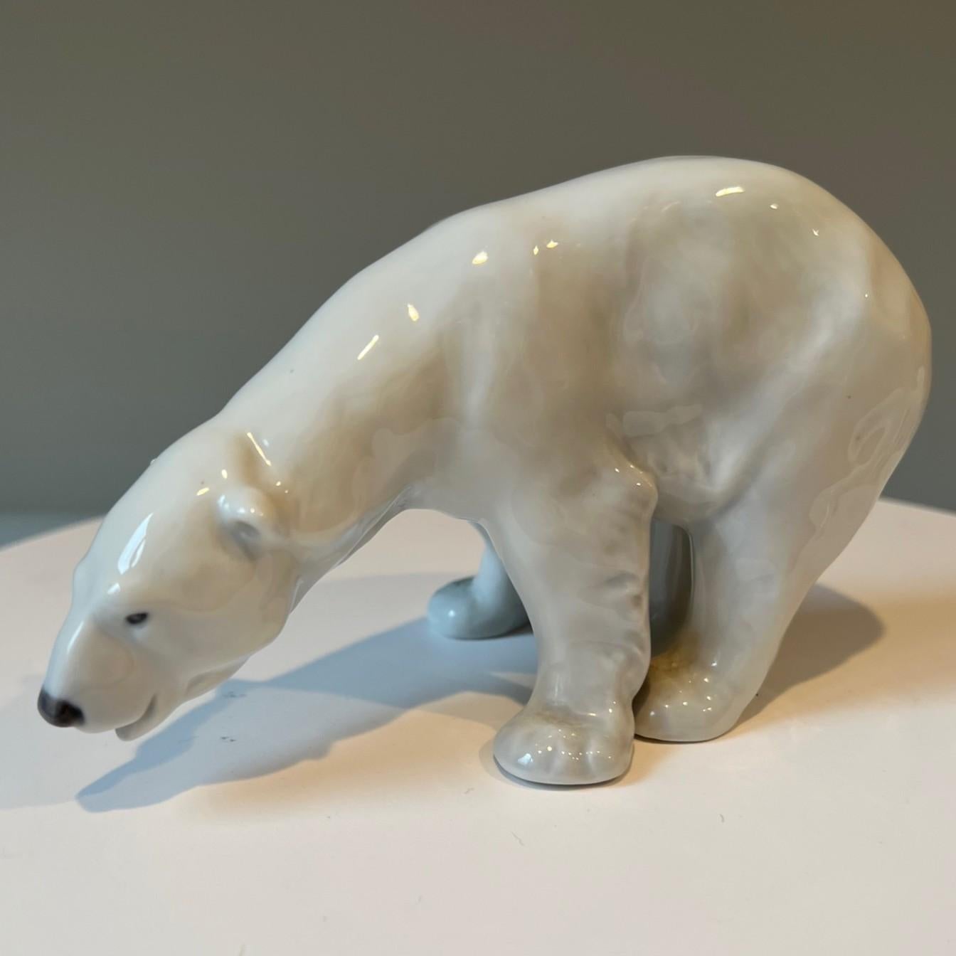 Mid 20th C. Grouping of Three Polar Bears from Royal Copenhagen For Sale 6