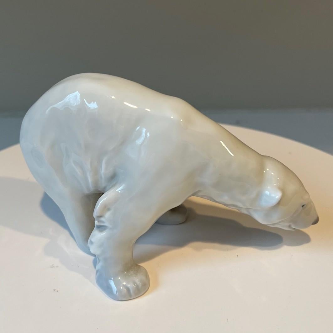 Mid 20th C. Grouping of Three Polar Bears from Royal Copenhagen For Sale 1