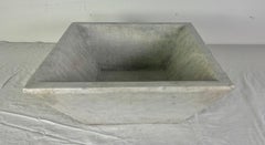 Mid 20th Century Italian Stone Sink with Distressed Finish