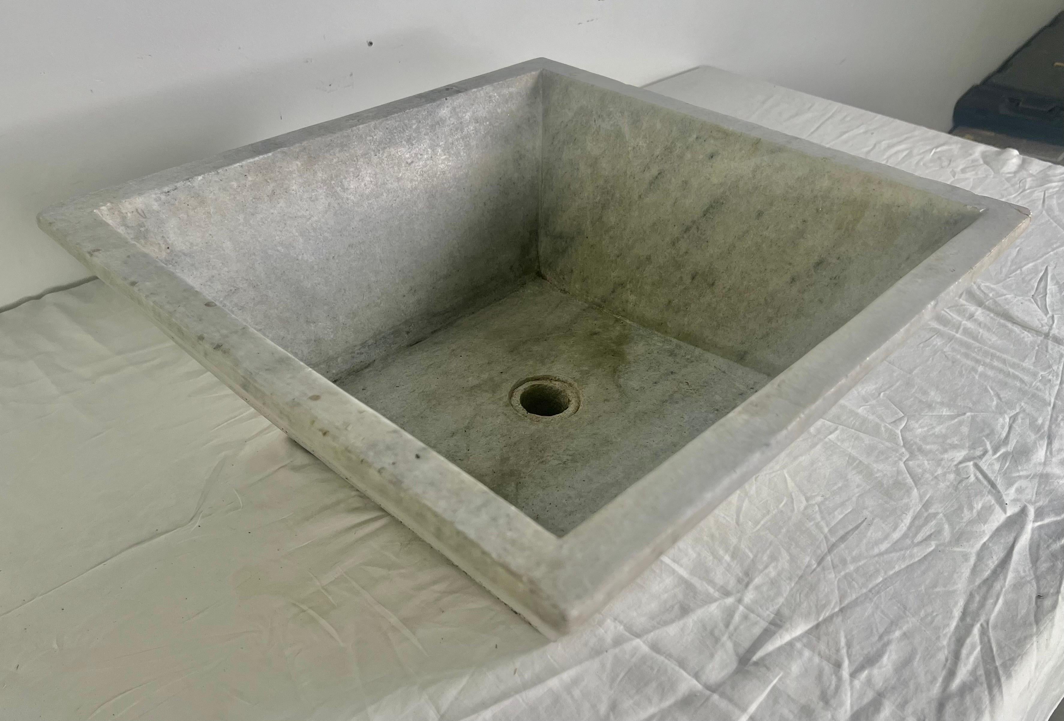 Mid-20th Century MId 20th C. Italian Stone Sink  For Sale