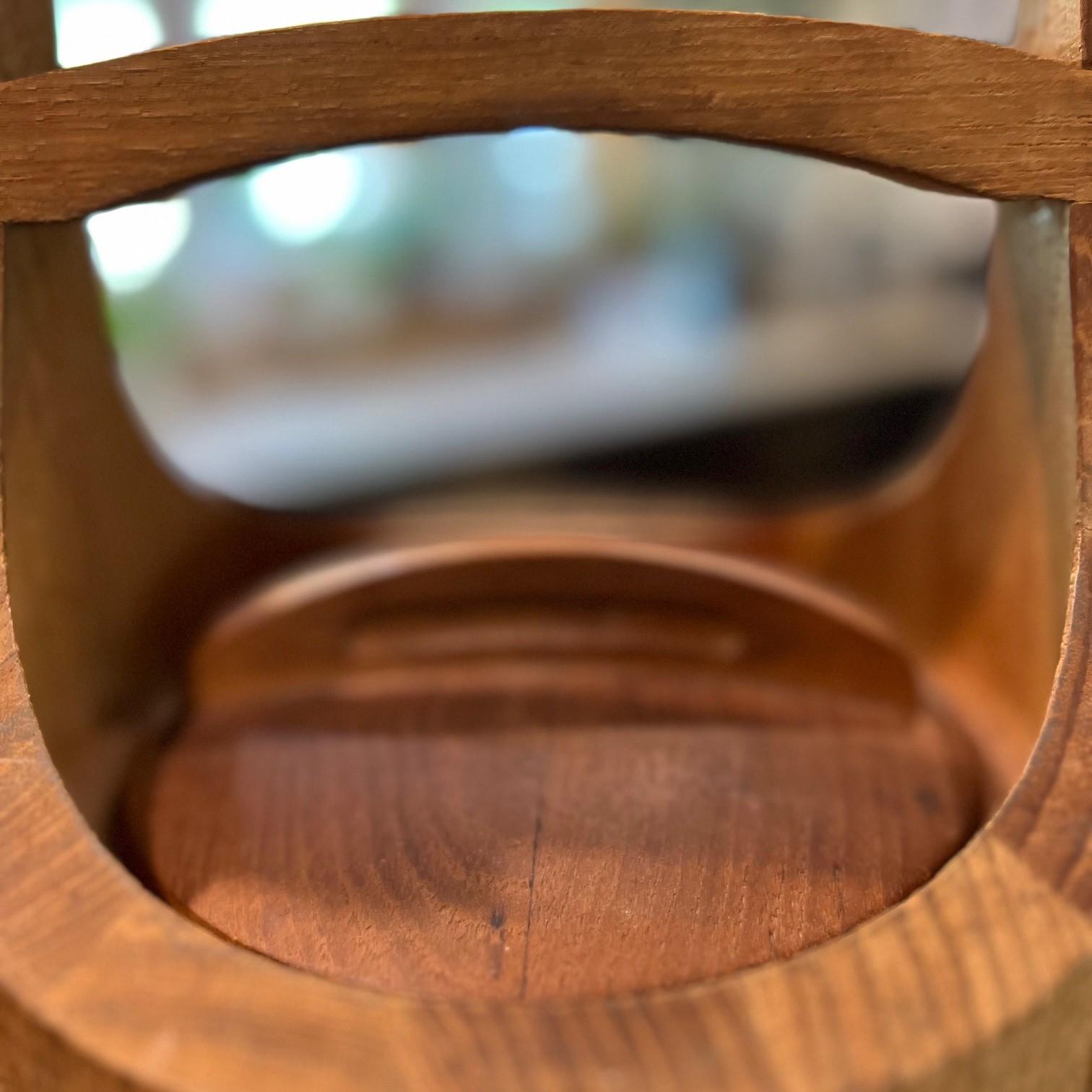 Metà XX secolo Secchiello per il ghiaccio in teak di Jens Quistgaard per Dansk, metà del XX secolo, con coperchio e manico basculante in vendita
