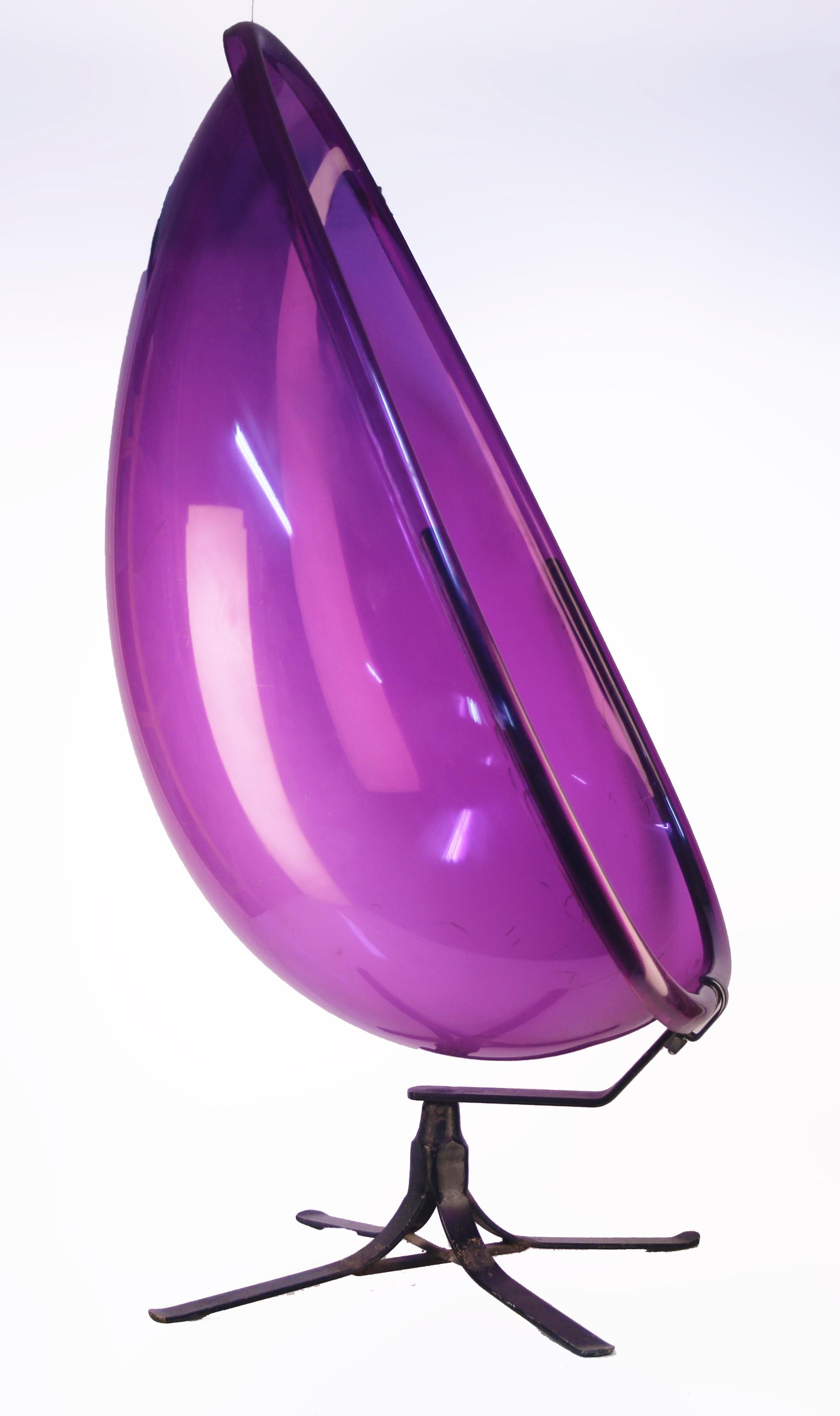 egg chair acrylic