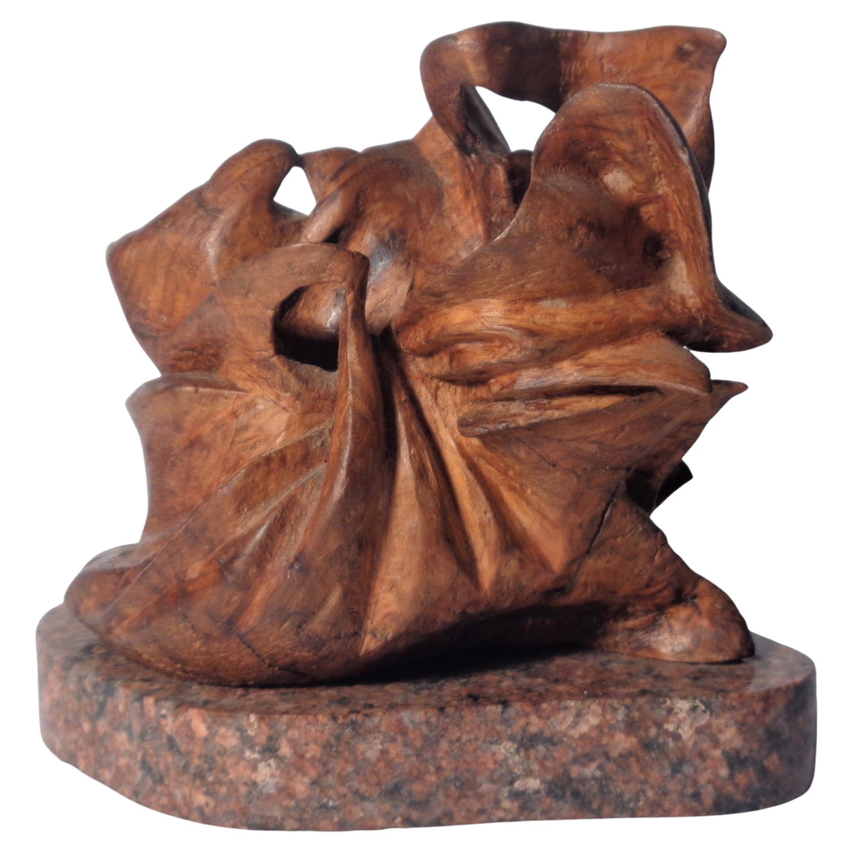   Naturalistic Carved Wood Sculpture by W.C. Rubottom, 1960-1979 For Sale 1