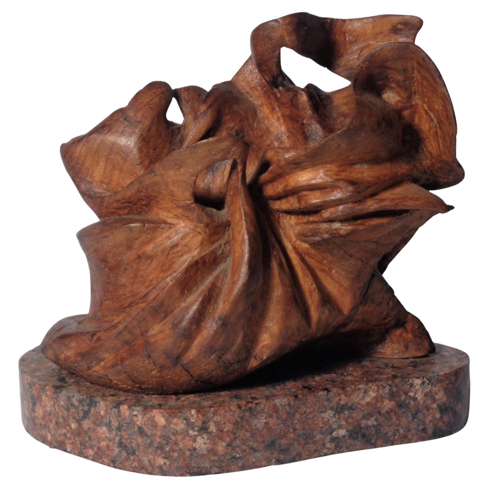   Naturalistic Carved Wood Sculpture by W.C. Rubottom, 1960-1979 For Sale