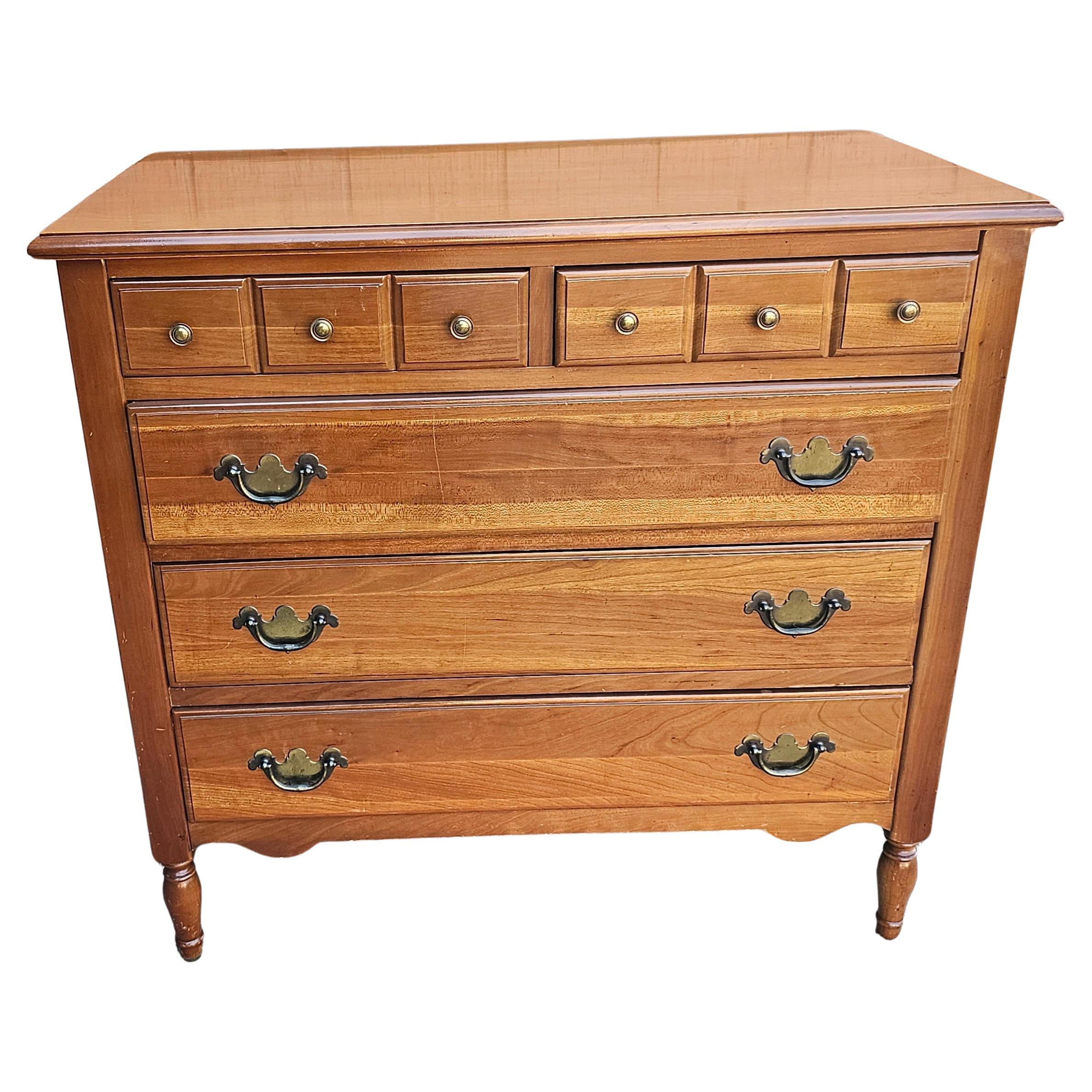 Mid 20th C. Permacraft Sanford Furniture Five-Drawer Bachelor Chest of Drawers For Sale